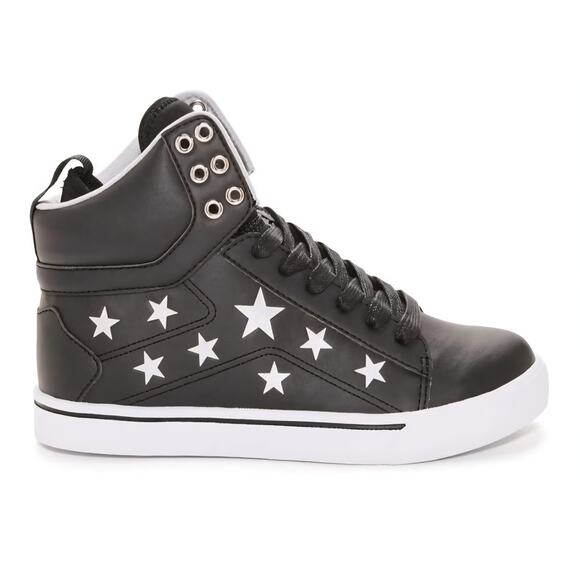 NWT/ PASTRY / HIGH TOP TENNIS SHOES / MEN'S SIZE : 8 / BLACK AND WHITE/unisex - Picture 1 of 12